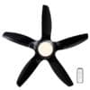 9015 - Avia Led 5 Blade Black Ceiling Fan - Image 4