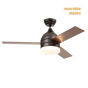 9101 - Phoenix Led 3 Blade Coffee Ceiling Fan