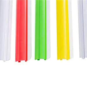 Price tag holder / plastic strip / label holder for Supermarket shelving