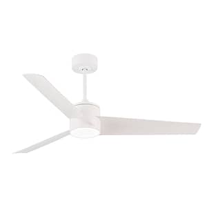 9903W 132cm 3 Blade DC Ceiling Fan With Light - White